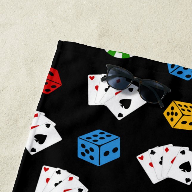 De Praia Toalha legal do lado da piscina do motel Casino (In Situ)