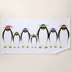 De Praia Toalha Penguins Beach