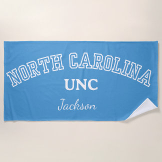 De Praia Toalha Personalizada da Universidade da Carolina d