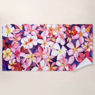 De Praia Toalha Tropical Flower Beach Plumeria Rosa