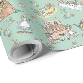 De Presente Alice no País das Maravilhas Enrolando Papel e Cri