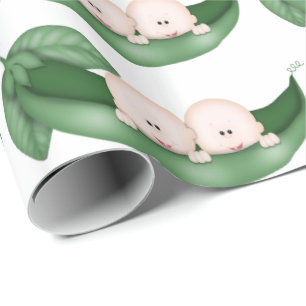 De Presente Bebês gêmeos unisexos que embrulham papel