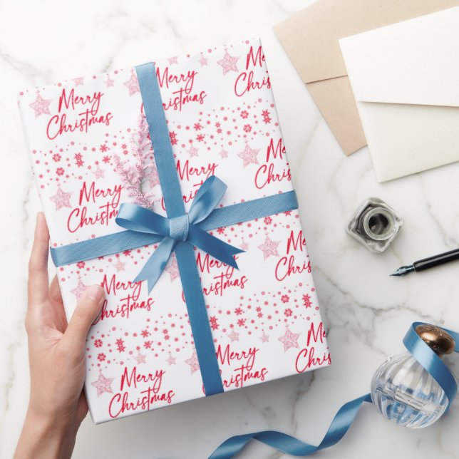 De Presente belo e feliz natal WRAPPING PAPEL (Presentear)