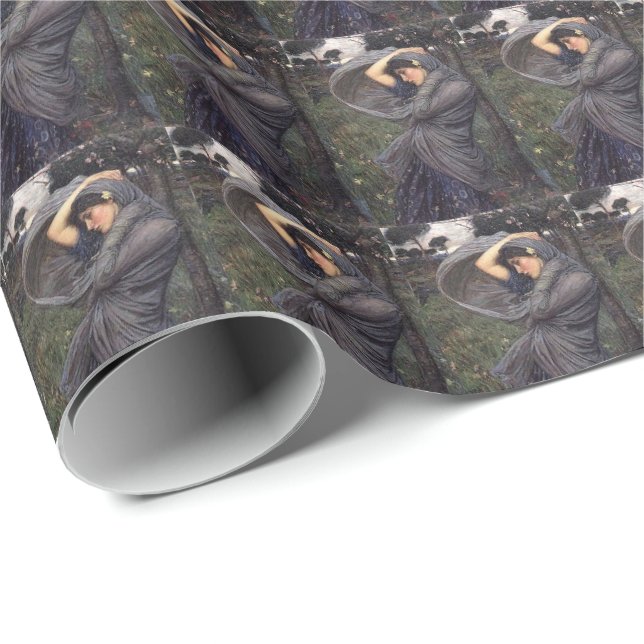 DE PRESENTE BOREAS JOHN WILLIAM WATERHOUSE ART PAPEL (Ponta do rolo)