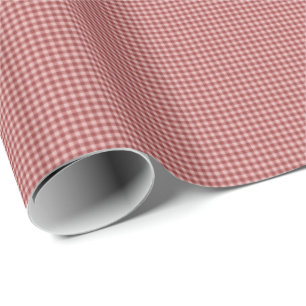 De Presente Burgundy Gingham-GIFT WRAPPING PAPEL