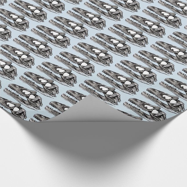 De Presente DINO - Papel Leve Azul Brilhante, 30" x 6' (Ponta)