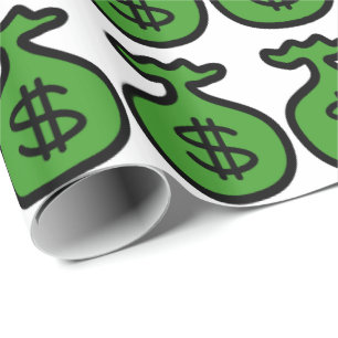 De Presente Diversão Money Padrão bolsas Jogando papel molhado