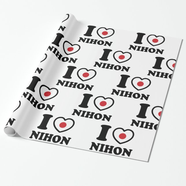 DE PRESENTE EU CORAJO [AMOR] NIHON WRAPPER PAPEL (Desenrolado)