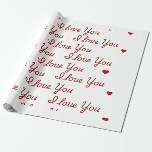 De Presente Eu Te Amo Molhando Papel