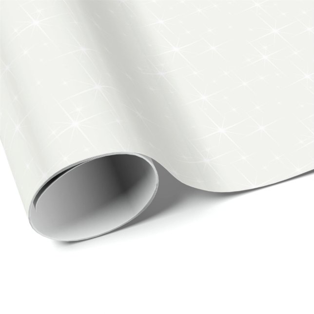 De Presente HAMbWG - Papel brilhante - Creme/Starry branco (Ponta do rolo)