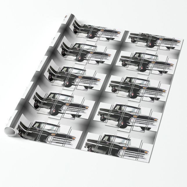 De Presente Imagem do carro clássico para papel brilhante (Desenrolado)