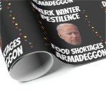 DE PRESENTE JOE BIDEN DARK WINTER CHRISTMAS WRAPPING PAPEL<br><div class="desc">JOE BIDEN DARK WINTER WRAPPING PAPEL</div>