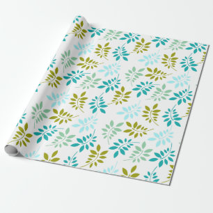 De Presente Leafy Elegance: Papel embrulhado por ZazzleWrapMag