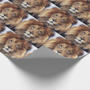 DE PRESENTE LION CHRISTMAS WRAPPER PAPEL