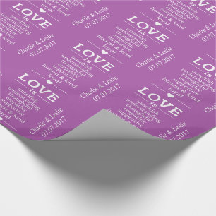 De Presente O "amor é" nomes do costume data & colore o papel