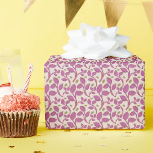 De Presente Padrão Floral Retro Brilhante Sem Costura  Papel d