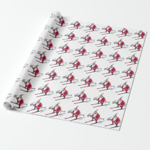 De Presente Papais noeis Esfolando papel brilhante