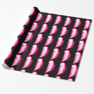 De Presente papel abstrato a rosa e preto