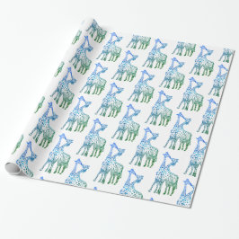 De Presente Papel Africano Romance Wrapping