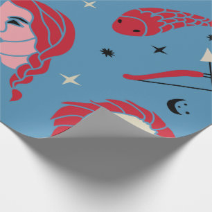 De Presente Papel Astrology Zodiac Wrapping