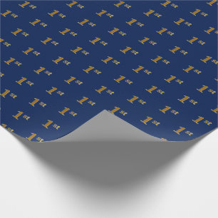 De Presente Papel Azul, Faux Dourado 1rua (Primeira)