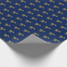 De Presente Papel Azul, Faux Dourado 9º (Nono)