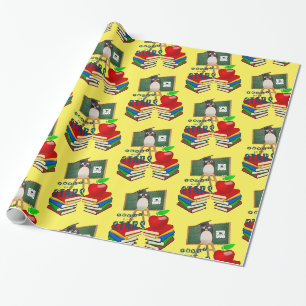 De Presente Papel Brilhante, Livros Escolares Apple Pinguin