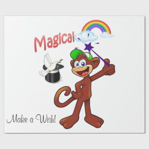 De Presente Papel Brilhante, Macaco Arco-Íris Mágico