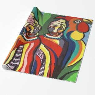 De Presente Papel Brilhante, Papagaio Africano