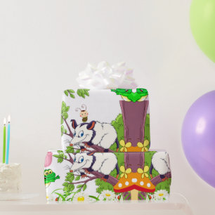 De Presente Papel Brilhante, Pintinhos Florais Possum Sapo