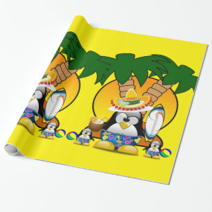 De Presente Papel Brilhante, Surfer Penguin Beach