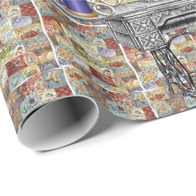 De Presente Papel Brilhante Vidtoriano (Ponta do rolo)