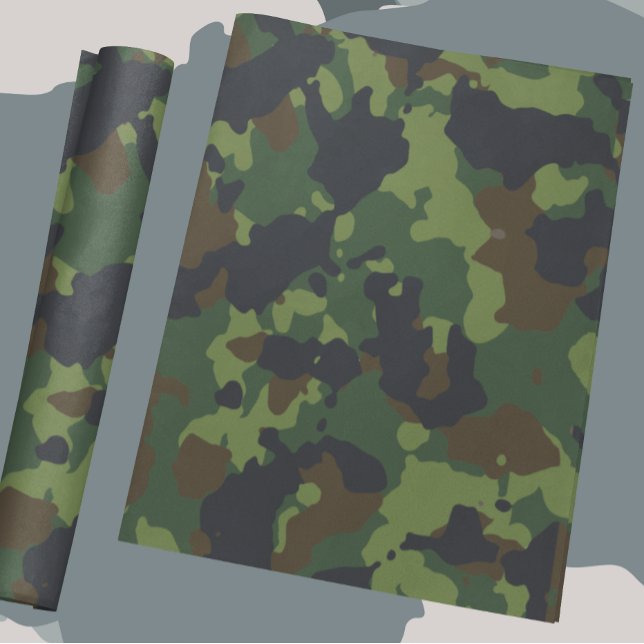 De Presente Papel Camuflagem Verde Exército Floresta Militar (Criador carregado)