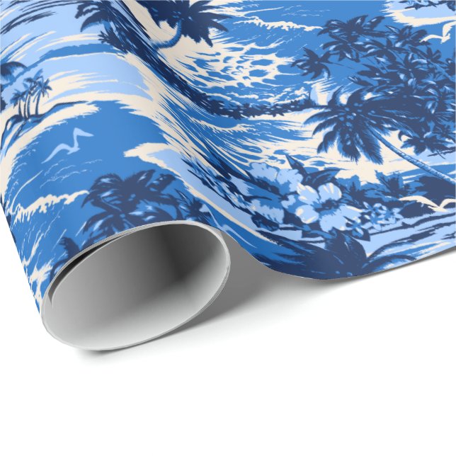 De Presente Papel cênico Napili Bay Havaiano (Ponta do rolo)