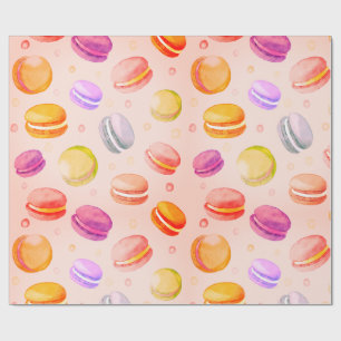 De Presente Papel colorido Macarons com padrão aquoso
