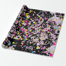 Papel Confetti Black Wraping