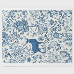 De Presente Papel Decorativo para Embrulho Chinoiserie Animais