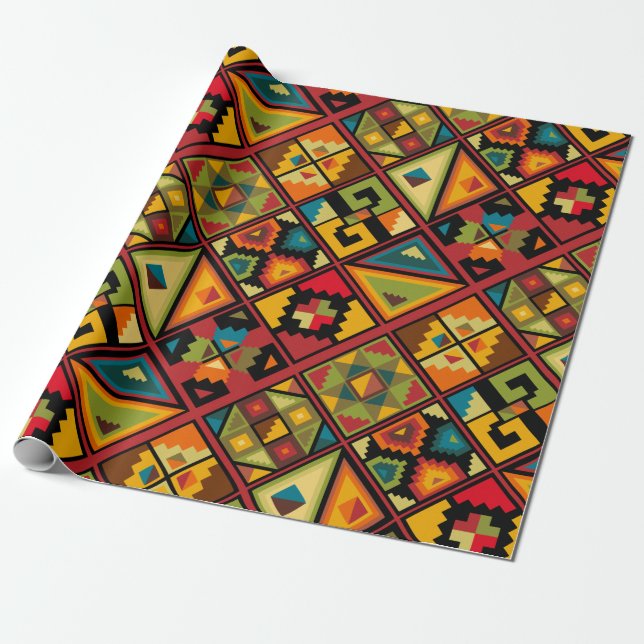 De Presente Papel digital africano (Desenrolado)