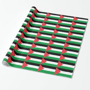 De Presente Papel embrulhado com bandeira da Palestina