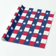 Papel embrulhado com Flag do Texas
