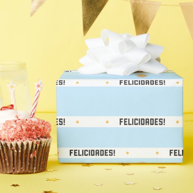 De Presente Papel Felicidades! (Festa de aniversário)
