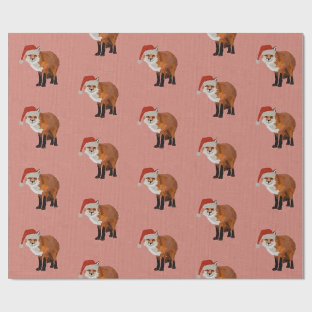 De Presente Papel FESTIVE FOX PINK Wraping (Aberto)