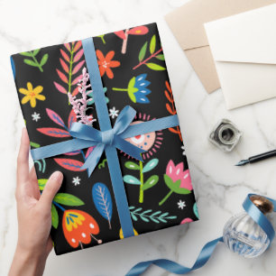 De Presente Papel Floral Mexicano