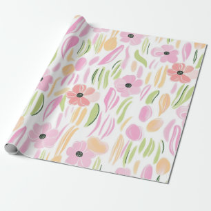 De Presente Papel Floral Retro Pastel (5)
