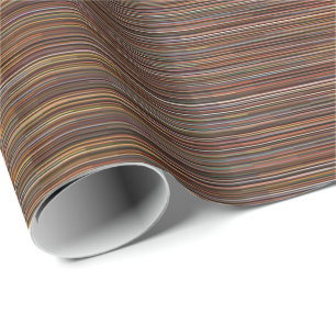 De Presente Papel HAMbyWG Wrapping, 30" x 6' - Bronze colorido