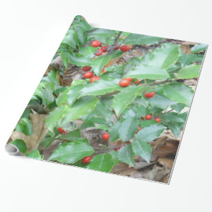 De Presente Papel Holly-n-Berry