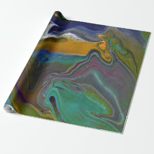 De Presente Papel indeciso 2 Abstrato psychedélico para moldag