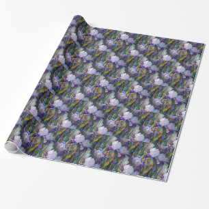 De Presente Papel Iris Flower Garden Wraping
