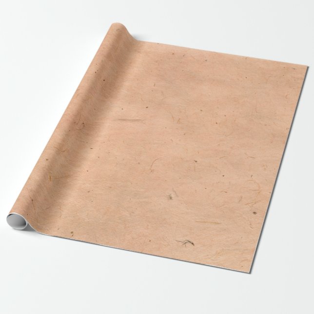 De Presente Papel marrom rosa feito à mão (Desenrolado)