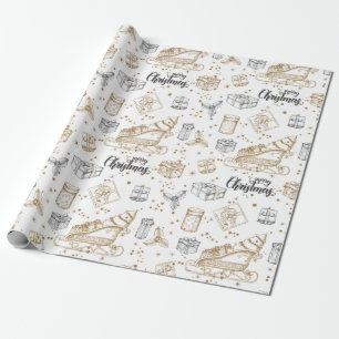 De Presente Papel Natais vintages